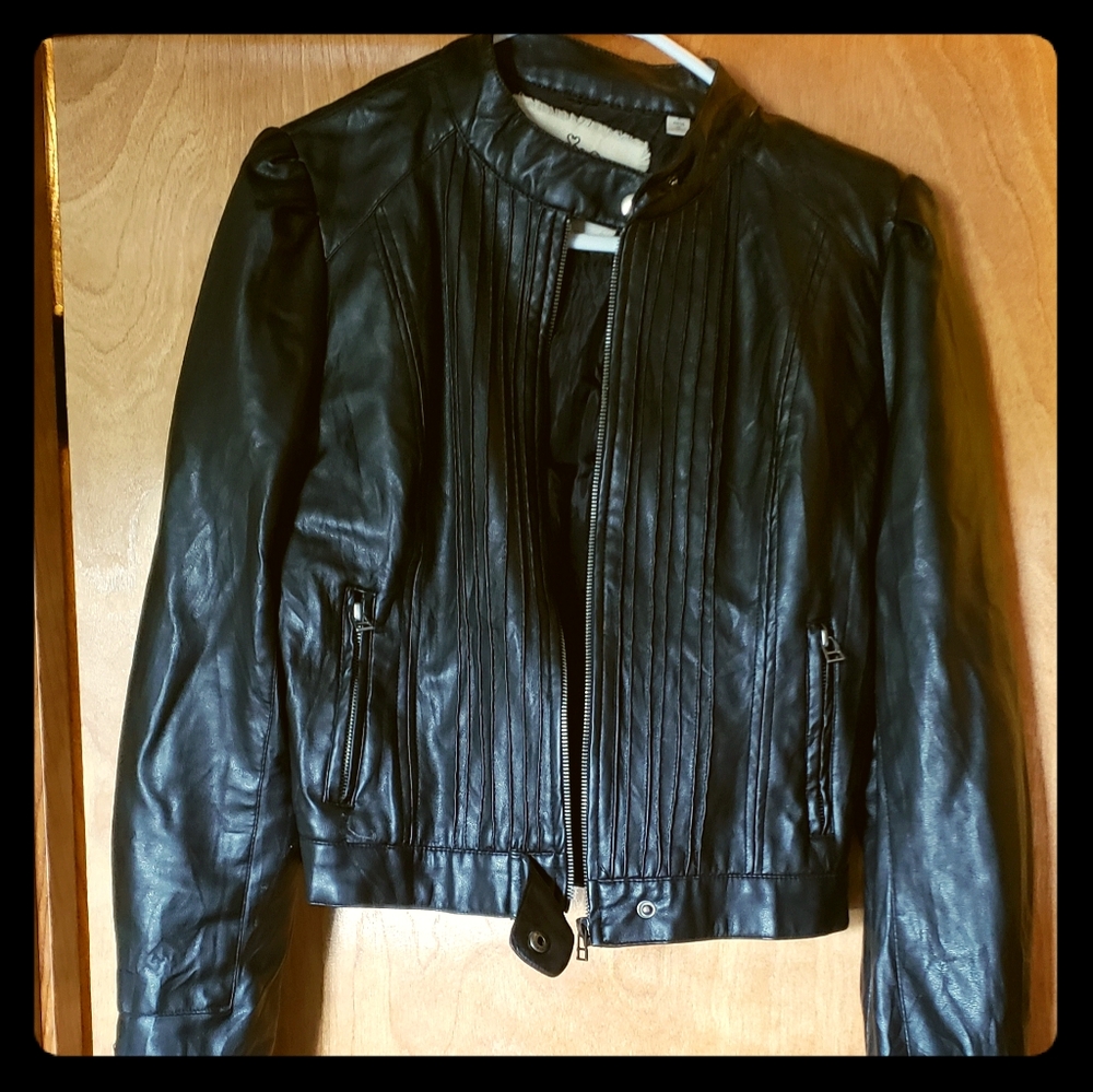 Faux Leather Jacket